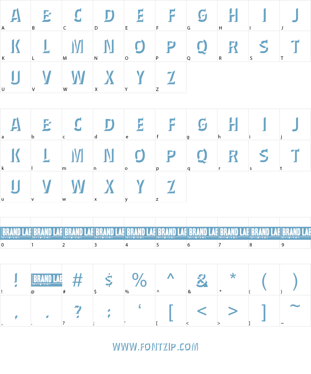 Wednesday Matinee Shadow Font Character